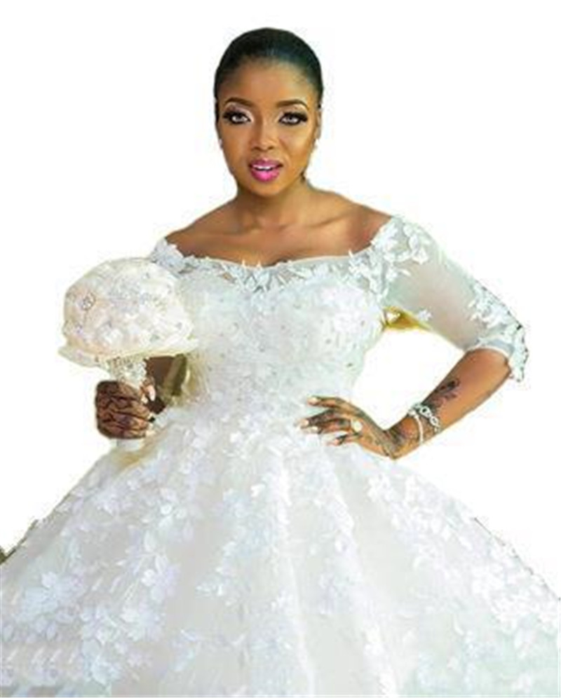 Pregnant women princess wedding dress wedding plus size tail wedding dress, image 3