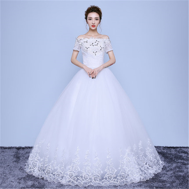 Wedding dress with thin sleeves , image 3