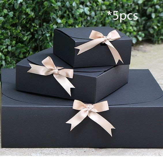 Square kraft gift box, image 2