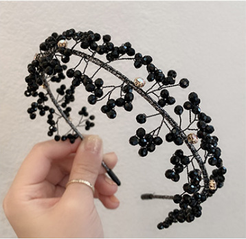 Versatile and elegant going out headdress hair accessories temperament retro bridal headband, image 2