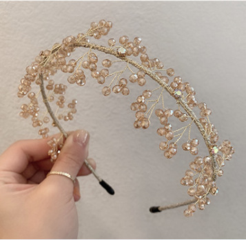 Versatile and elegant going out headdress hair accessories temperament retro bridal headband, image 3