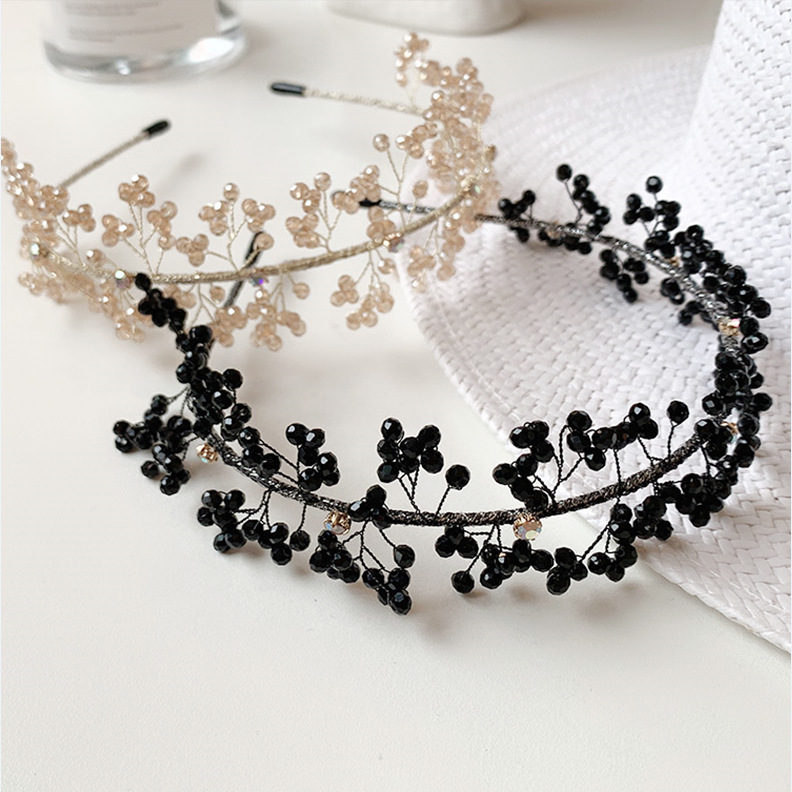 Versatile and elegant going out headdress hair accessories temperament retro bridal headband, image 4