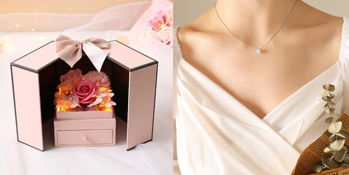 Double door rose gift box, image 4