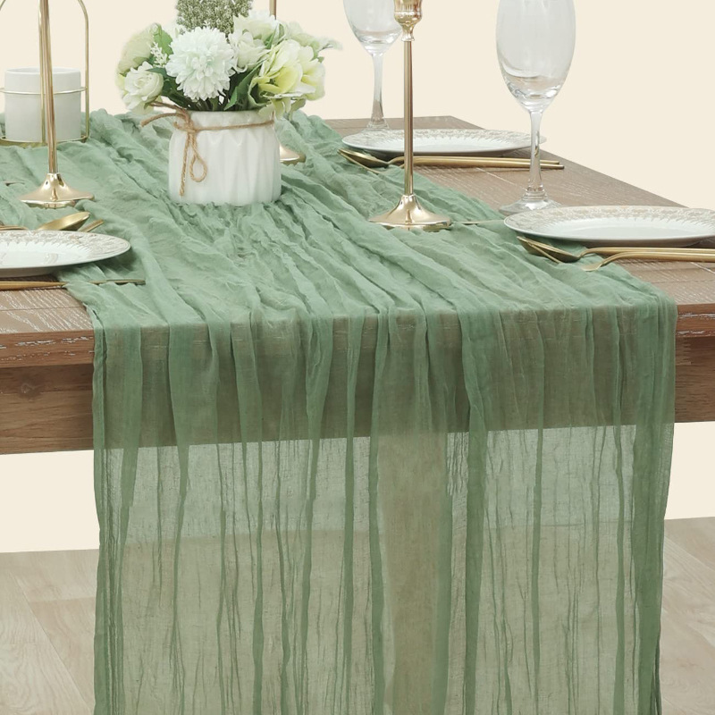 Voile champray table runner foreign trade bohemian twist tablecloth