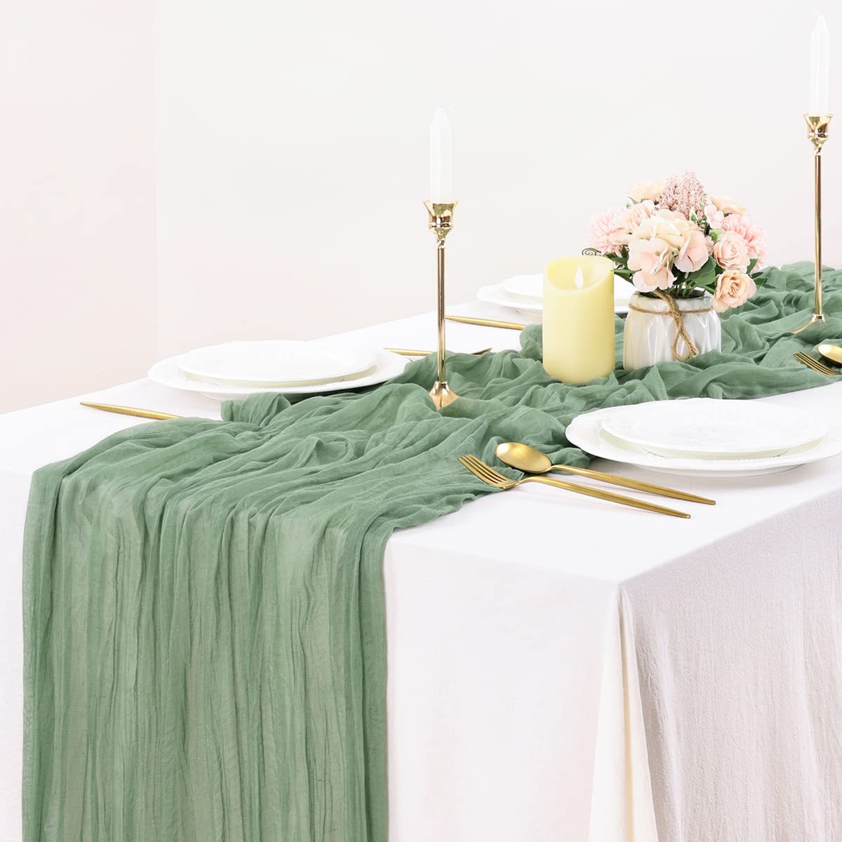 Voile champray table runner foreign trade bohemian twist tablecloth, image 3