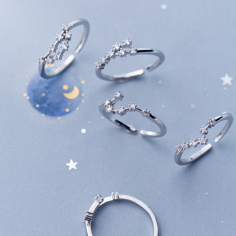 Zodiac sign ring